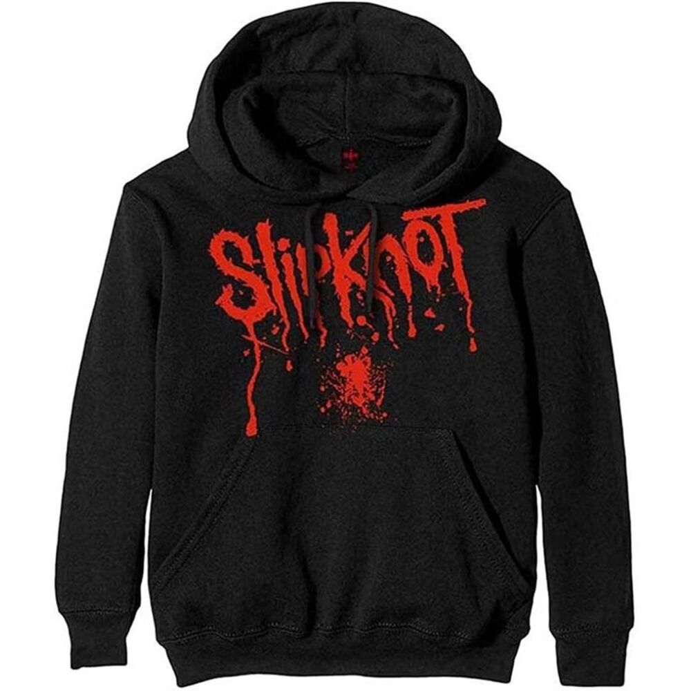 Slipknot Unisex Adult Blood Splatter Pullover Hoodie / Black